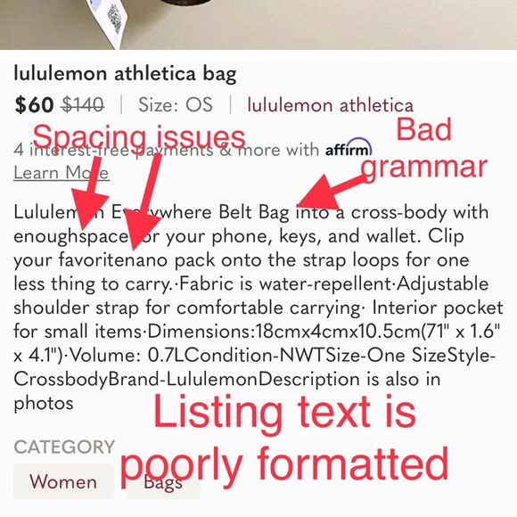LULULEMON SCAMMERS - DO NOT BUY THIS LISTING - Picture 4 of 13